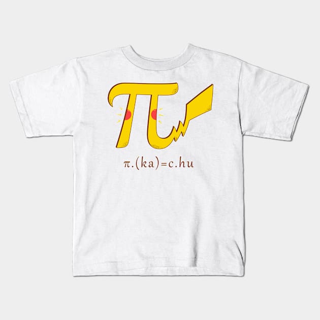 Pi.(ka)=ch.u Kids T-Shirt by UmbertoVicente